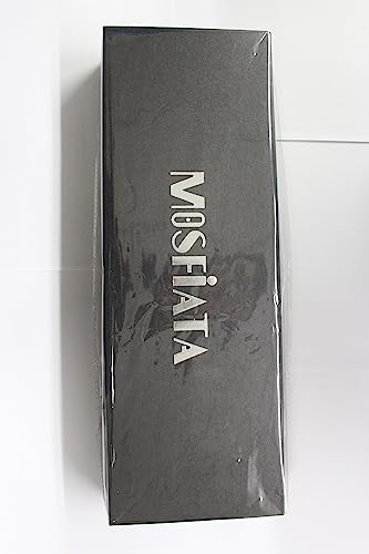 Mosfiata 8” Super Sharp Titanium Plated Chef's Knife For Kitchen With Finger Guard And Knife Sharpener In Gift Box, High Carbon German Stainless Steel En1.4116 Titanium Coated Stylish Cooking Knife #TOP7