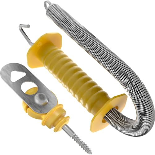 Kit 2 Porteiras Para Cerca Elétrica Até 6 Metros + 2 Engates