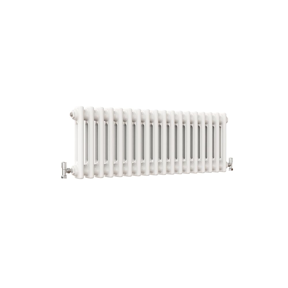 Huiyang White Traditional 2 Column Central Heating Radiator Horizontal Rads Cast Iron Style 300X830mm