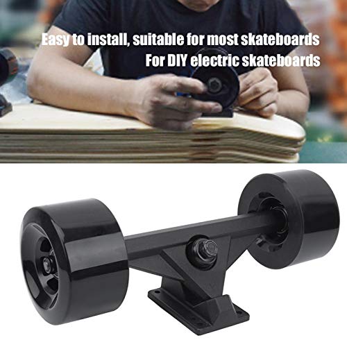 Caminhão de skate com roda, motor elétrico de cubo de skate, 28x11cm Caminhão de skate Robusto Duráv