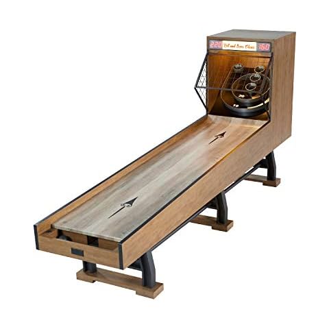 Barrington Billiards Roll and Score Game Set, 10' - Vintage Games for Arcades, Fairs, Carnivals, Rec Rooms, Playrooms, Bars - Speedball Bowling Machine with LED Lights and Electronic Scorer Cover
