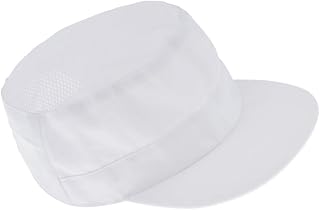 [Gazechimp] シェフ帽子 調理帽子 コック帽子 メッシュ 通気性 店員 業務 食品加工 衛生キャップ 調節可能