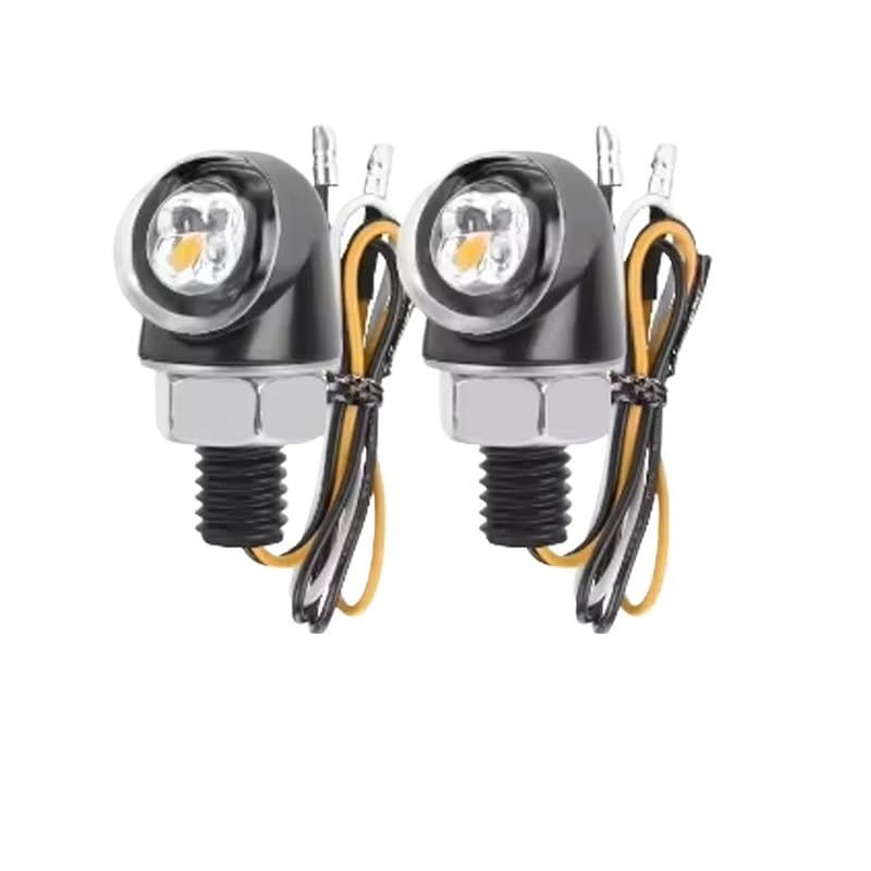 Clignotants moto 12V avant arrière en aluminium pour style Bobber