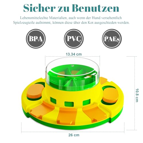 Dufuso Hundespielzeug Intelligenz, Hunde intelligenzspielzeug für Hunde Große/mittlere/Kleine Hunde Spielzeug intelligent-Stufe 2 (mittel)