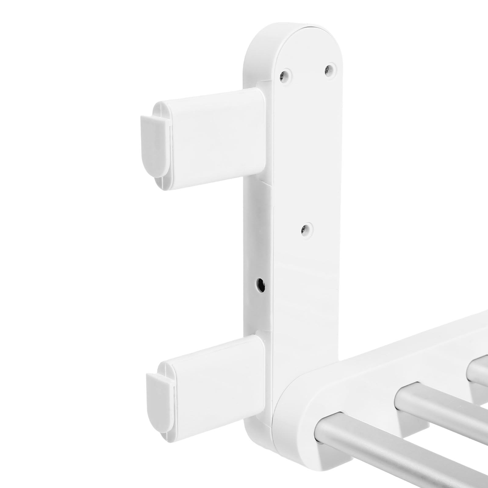 Elektrischer Handtuchhalter 55°C Thermostat 36W Heizkörper Wandmontage Handtuchwärmer 90° Faltbar und 8H Timer 55 * 11 * 21cm Klein Bad Handtuchtrockner Weiß Handtuchheizkörper