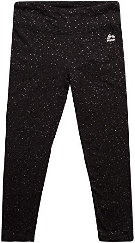 Rbx Girls' Active Leggings - Stretch Cotton Performance Sports Tights Yoga Pants (4 Pack), Size Small, Black-Black/Stars-Black #TOP5