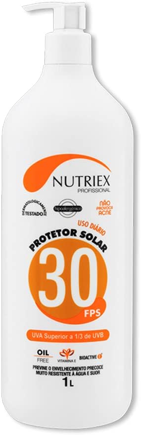 Protetor Solar Profissional FPS 30 1/3 UVA 1 Litro-NUTRIEX-60996
