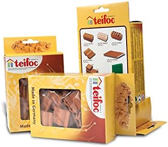 Teifoc Regular Brick Kit , Red, for 6 years to 99 years