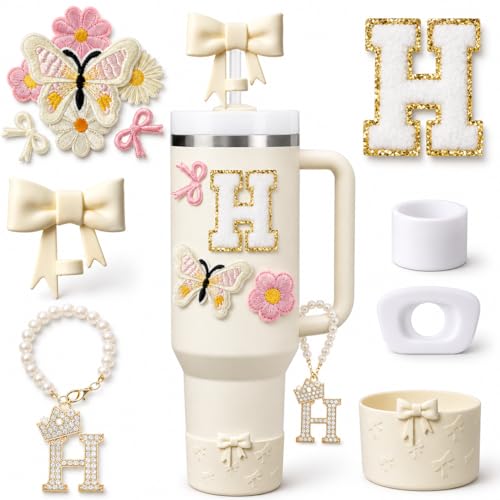 13pcs White Stanley Cup Accessories Set For Stanley Cup 30oz 40oz