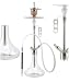 Produktbild AMY Feather Steel SS05 clear | Shisha Wasserpfeife Hookah Edelstahl