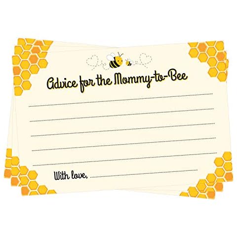Advice Cards for Mommy-to-Bee - 24 Count Cover
