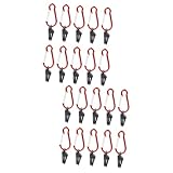 BESPORTBLE 2 Juegos Hebilla De Tienda De Campaña Cable Exterior Abrazaderas para Cubierta De Piscina Accesorios para Carpas Mosquetones Quinielas Cerca Manos Pabellón El Plastico 10 Uds * 2