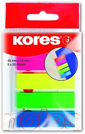 Kores Sticky Notes Kores - Sticky Tabs - Film Index Tabs - Revision Supplies, Bible Tabs ...