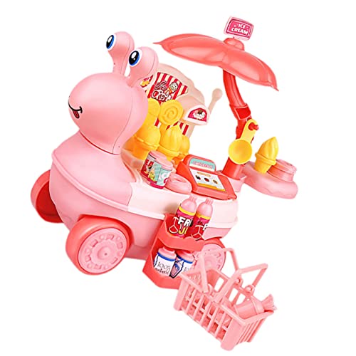 ibasenice Crianças 1 Unidade Brinquedos Infantis Filho Sorvete Maquina De Vendas Brinquedo De Carrin