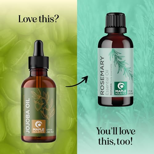 Nourishing Cold Pressed Jojoba Oil - Pure Jojoba Oil for Hair Skin and Nails plus Emollient and Occlusive Dry Skin Moisturizer for Face and Body Care - Jojoba Carrier Oil for Essential Oils Mixing - Thumbnail 4