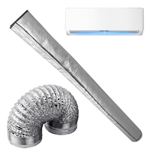 Reversión de aislamiento de la tubería de ZunetSutock | Manga de protección de escalofrío de chimenea - manguera térmica flexible para el jardín de chimenea horno calefactor sanitario
