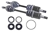 East Lake Axle replacement for Front cv axles & differential seal kit Honda Foreman 450 TRX 2002...