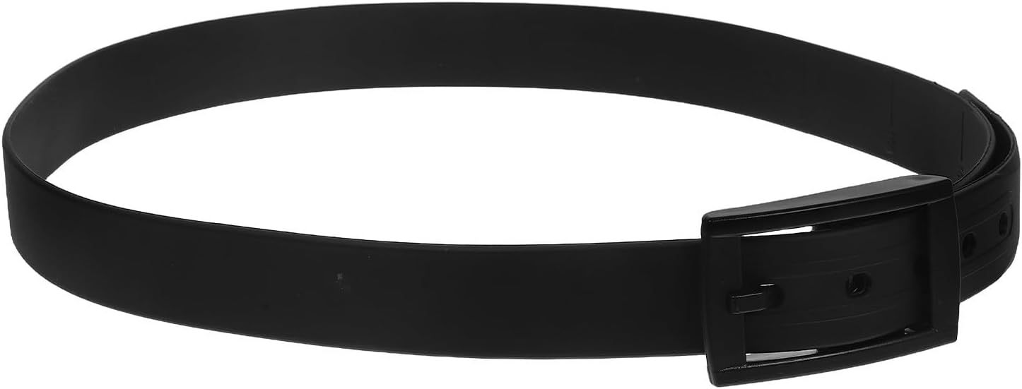 Unisex Silicone Waistband for Men and Women with Plastic Buckle, Lightweight and Adjustable Casual Sports Belt Providing Unrestricted Wearing Experience for Everyday Wear