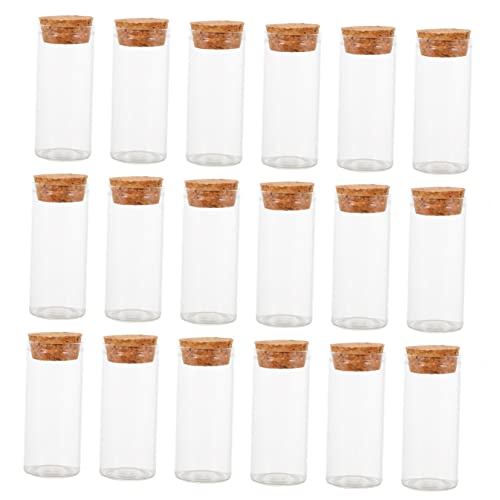 Tubes à essai Healvian en verre anti-poussière pour éviter l'humidité des granulés et huiles