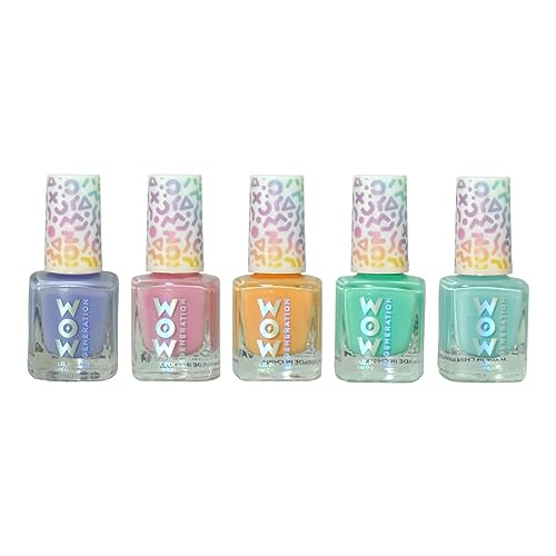Nagellack Set mit 5 Farben, WOW Generation