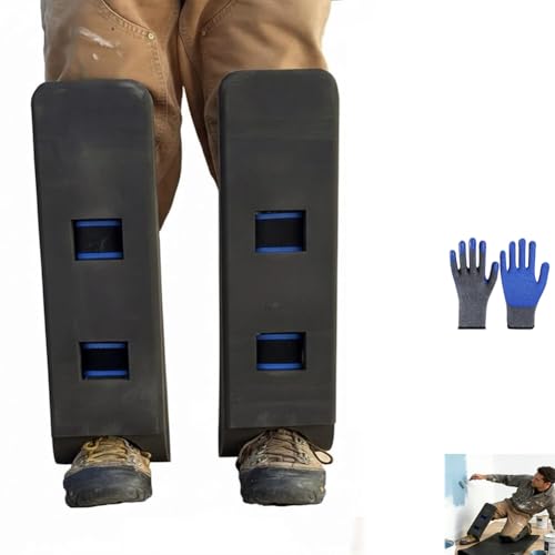 Crawler Climber Knee Pads Self-Supporting Kneepads for Attic Crawling Adjustable Foam Support Pads for Joist Spacing Navigation Lightweight Work Knee Protectors with Wrap Straps