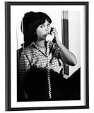 Tableau Film La boum 30 x 40 cm avec cadre en bois noir inclus