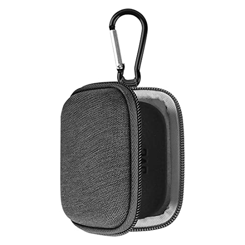 Geekria UltraShell Headphones Case Compatible with JVC HA-A10T, JVC Marshmallow, JVC Truly Wireless Earbuds Headsets Case, Replacement Hard Shell Travel Carrying Bag with Cable Storage (Dark Gray)