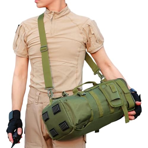 Sac à dos de pêche en Oxford durable avec porte-canne intégré pour voyageur