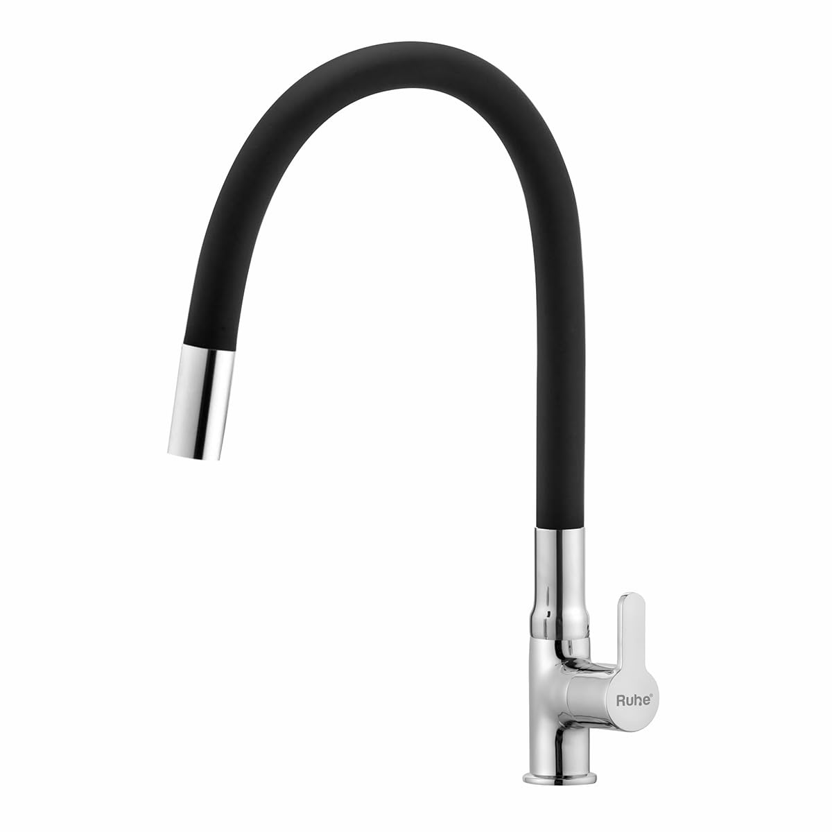 Ruhe® Pavo 20Inch Swan Neck Faucet/Tap | Flexible Silicon Spout (Foam Flow Function) | Wall Mount and 360° rotatable | Super-Functional Water tap for Kitchen Sinks & Bathrooms | Black Color (B0C1BJ45P1) Amazon Price History, Amazon Price Tracker