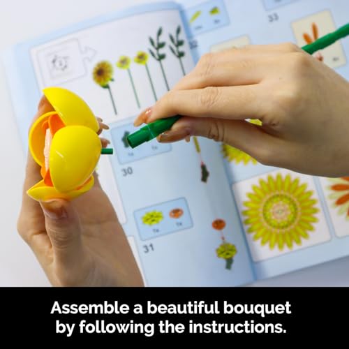 Sunflower Building Blocks Set (1183PCS) - Lego Compatible Flowers for Adults, Home Decor, for Women & Teen Girls, Making It an Ideal Gift for Valentine's Day & Mother's Day. by Gohero - Used condition - Image 6
