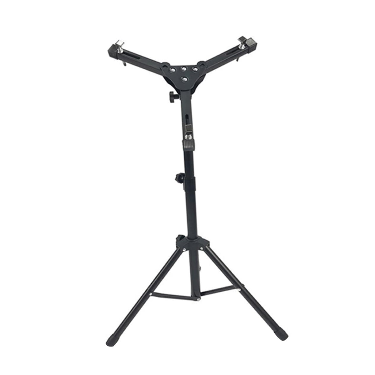 BESPORTBLE Support de Caisse Claire Réglable en Hauteur 12 Pouces en Fer et Abs Noir pour Pad Batterie D'entraînement, Usage Professionnel et Personnel