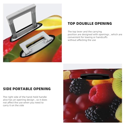 Fresh fruit Luggage Cover Elastic Washable Suitcase Cover Anti-Scratch Suitcase Protector Spandex Luggage Protector Travel Baggage Covers for 18-32 inch Luggage, X-Large4