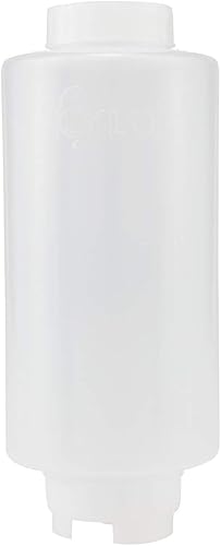 Miniatura 3 de Creative Mark Cylo FIFO - Botella exprimible vacía – Paquete de 12 – Botella invertida de 32 onzas con válvula de silicona antigoteo hermética;
