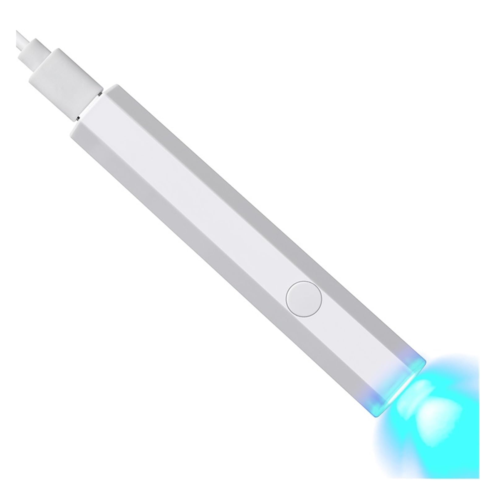 Lampada per polimerizzazione in resina UV, Mini essiccatori for unghie LED UV 3W Lampada portatile for asciugatura rapida delle unghie Mini torcia elettrica ricaricabile USB for strumenti for saloni d