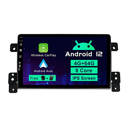 BXLIYER Android 14 Autoradio Für Suzuki Grand Vitara | 9 Zoll 2 Din Mit CarPlay & Android Auto