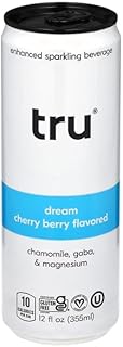 Tru, Dream Cherry Berry Flavored Enhanced Sparkling Beverage, 12 Fl Oz