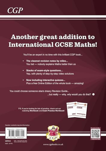 Edexcel International GCSE Maths Revision Guide: Including Online Edition, Videos and Quizzes