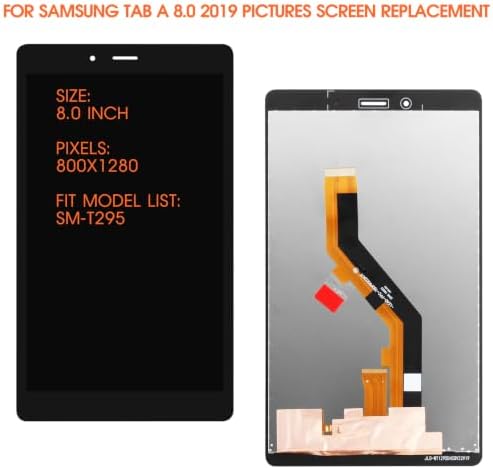 for Samsung Galaxy Tab A 8.0 2019 Screen Replacement for Samsung Tab A 8.0 LCD Display SM-T295 LCD Digitizer Touch Screen Assembly Repair Part(Not for T290) — 사진 3