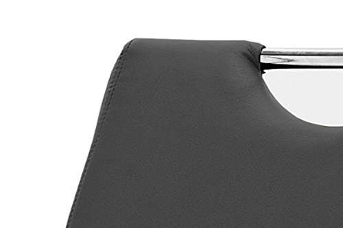 Foto von Robas Lund Esszimmerstühle 2er Set Schwingstuhl Schwarz, Esszimmerstuhl Stuhl Amado, 62.0 x 45.0 x 102.0 cm