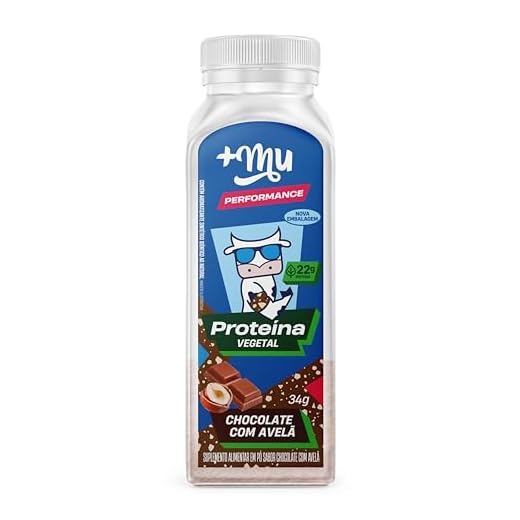 +Mu Garrafinha Proteina Vegetal Sabor Chocolate c/ Avelã 22g - Monodose