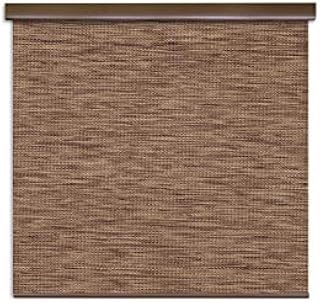 Springblinds 100% Blackout Roller Shade, 23" Wx72 H Woodlook Brown, Slow Rise Spring