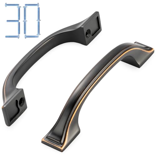 KOOFIZO 30 Pack 3 in Oil Rubbed Bronze Cabinet Pulls, Drawer Handles 1958