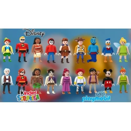 Miniatura 4 de Kinder Sorpresa Disney X Playmobil Caja De 36 Huevos De Chocolate Con Sorpresa Figuras Coleccionables Surtidas Pack Para Regalar, Fiestas Y Compartir