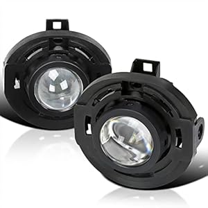 SPEC-D TUNING Clear Lens Fog Lights +H11 Bulbs+Switch Compatible with 200 Dodge Challenger Dart 2011-2014 L+R Pair Assembly