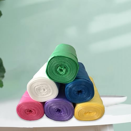 240 Pcs 4 Gallon Trash Bag, Drawstring Thick Unscented Strong Small Garbage Bags,Trash Can Liners,Clear Plastic Bathroom Trash Bags for Home Kitchen Office Bedroom — view 4