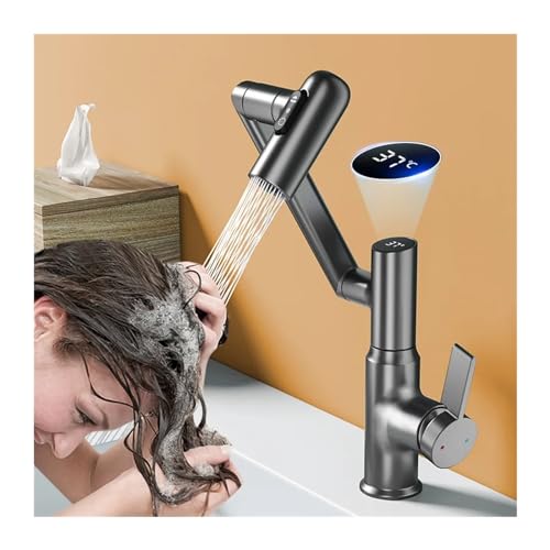 Mitigeur à affichage numérique LED et jet spray triple action - 6