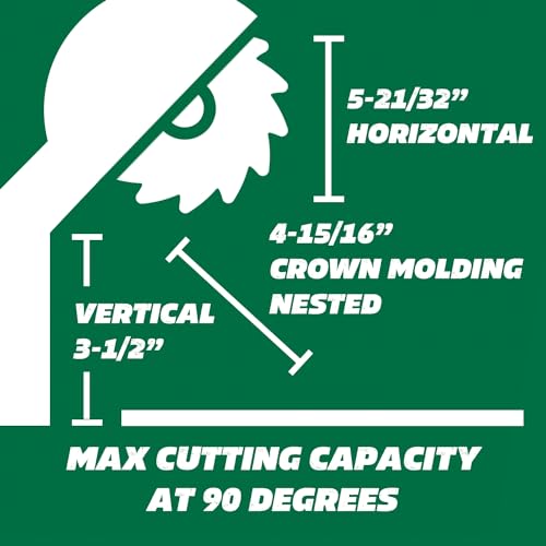 Metabo Hpt C10FCGSM Compound Miter Saw, 10 Inch Miter Saw With Large Table Saw For Woodworking, Power Saw thumb #9