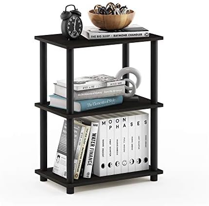 Furinno Toolless Shelves, Wood, Espresso/Black, one size