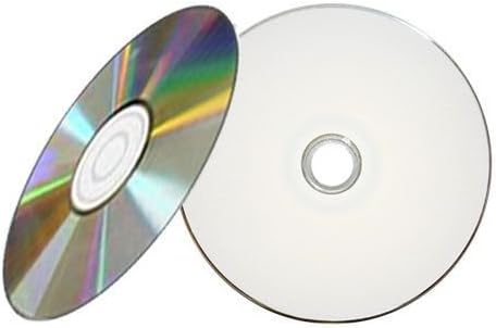 5 x Traxdata Blank Discs CD CD-R 52x Diamond Silver / White Printable in Sleeves