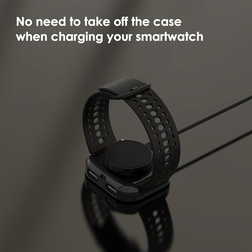 Simpeak 5-Pack Soft Screen Protector Bumper Case Compatible with Amazfit Bip 6 Smartwatch, Full Protection, Rose Pink/Clear/Silver/Black/Rose Gold by Simpeak - Used condition - Image 4
